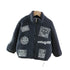 Winter boys thick warm long sleeve coat
